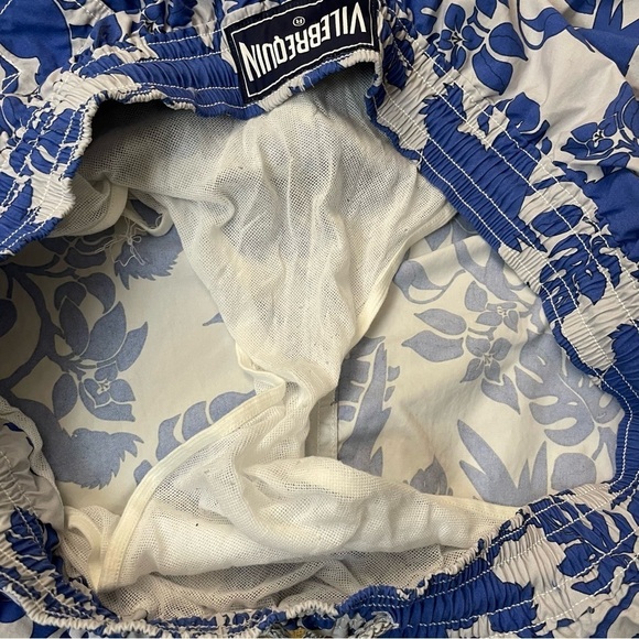 VILEBREQUIN Parrots Birds Swimming Trunks Shorts Blue Naughty Rare HTF XXXL - Picture 8 of 8